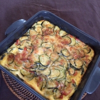 Gratin de courgettes au parmesan